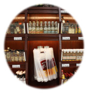 mini-bottle bin bag holder