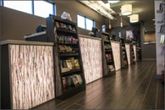 custom checkout area