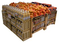 orchard bins - wood crates